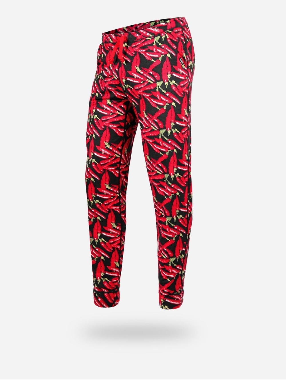 BN3TH Relax Sleepwear Pajama Pants - Red Chili Pepper Print Size L